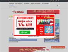 Tablet Screenshot of hocmarketing.vn